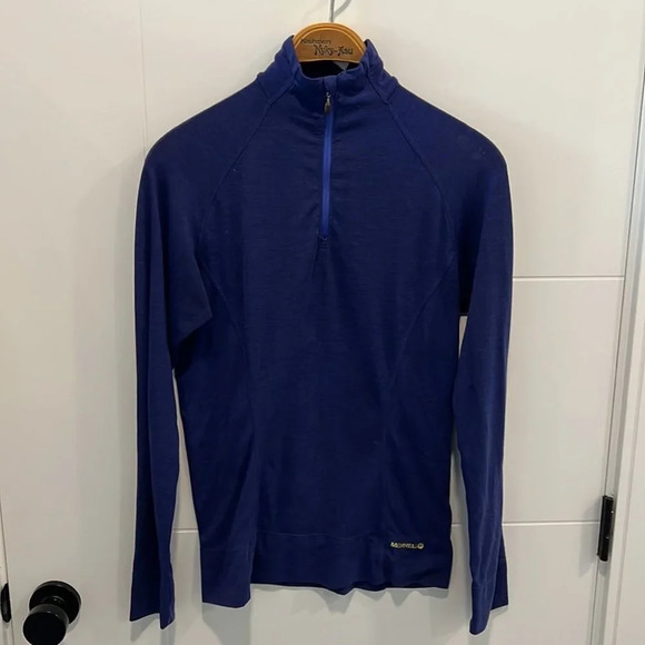 Merrell long sleeve 1/4 zip shirt size small - Picture 2 of 11